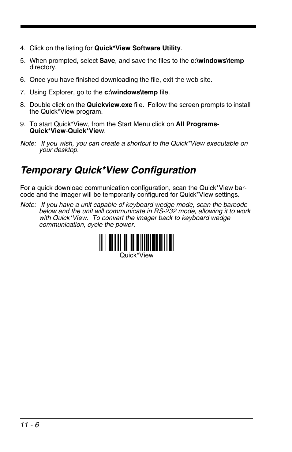 Temporary quick*view configuration | HandHeld Entertainment 4600r User Manual | Page 188 / 244