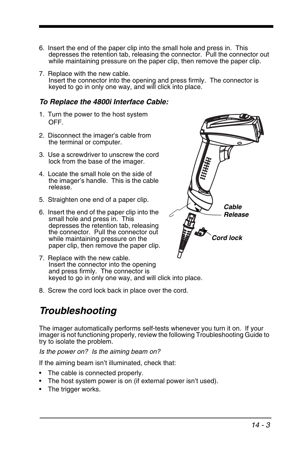 Troubleshooting, Troubleshooting -3 | HandHeld Entertainment 4600r User Manual | Page 225 / 244