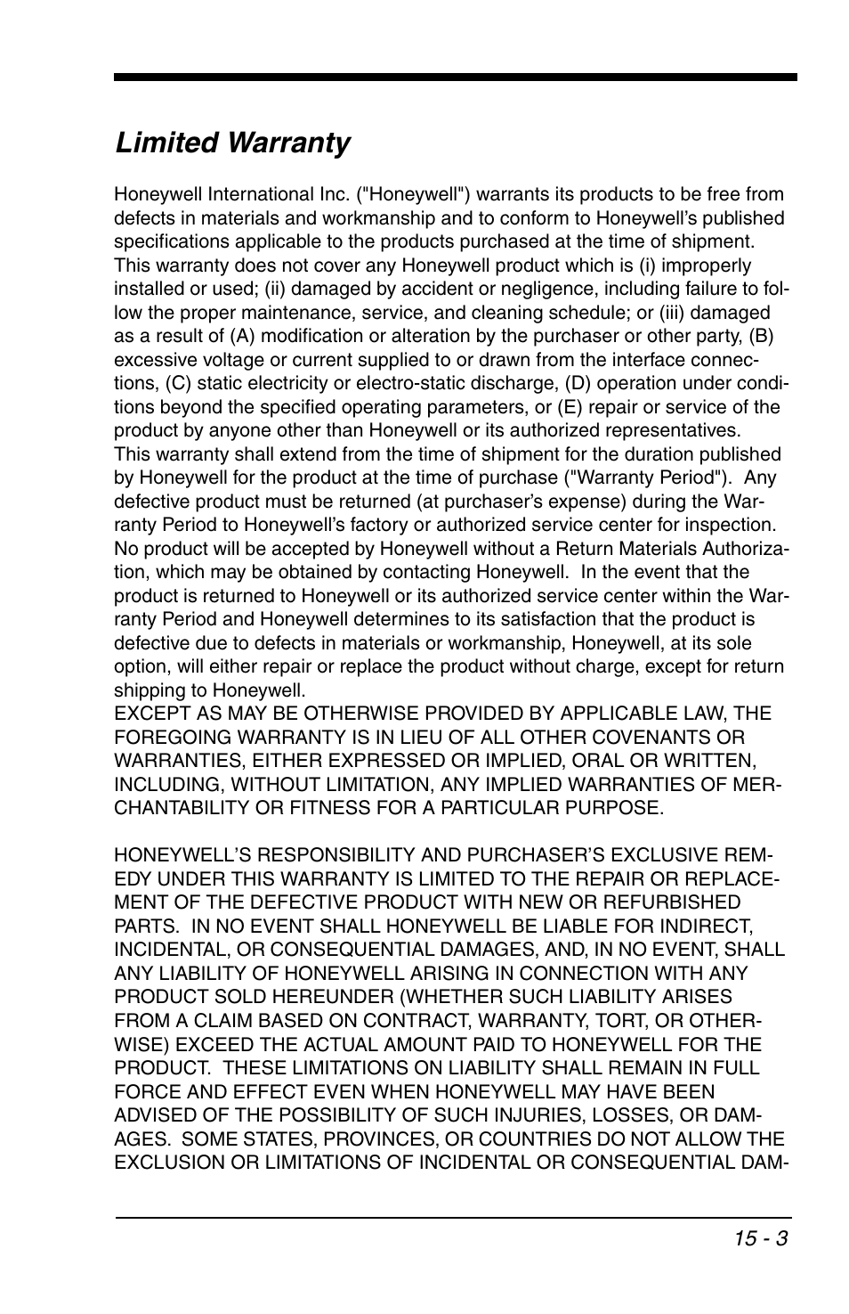 Limited warranty, Limited warranty -3 | HandHeld Entertainment 4600r User Manual | Page 229 / 244