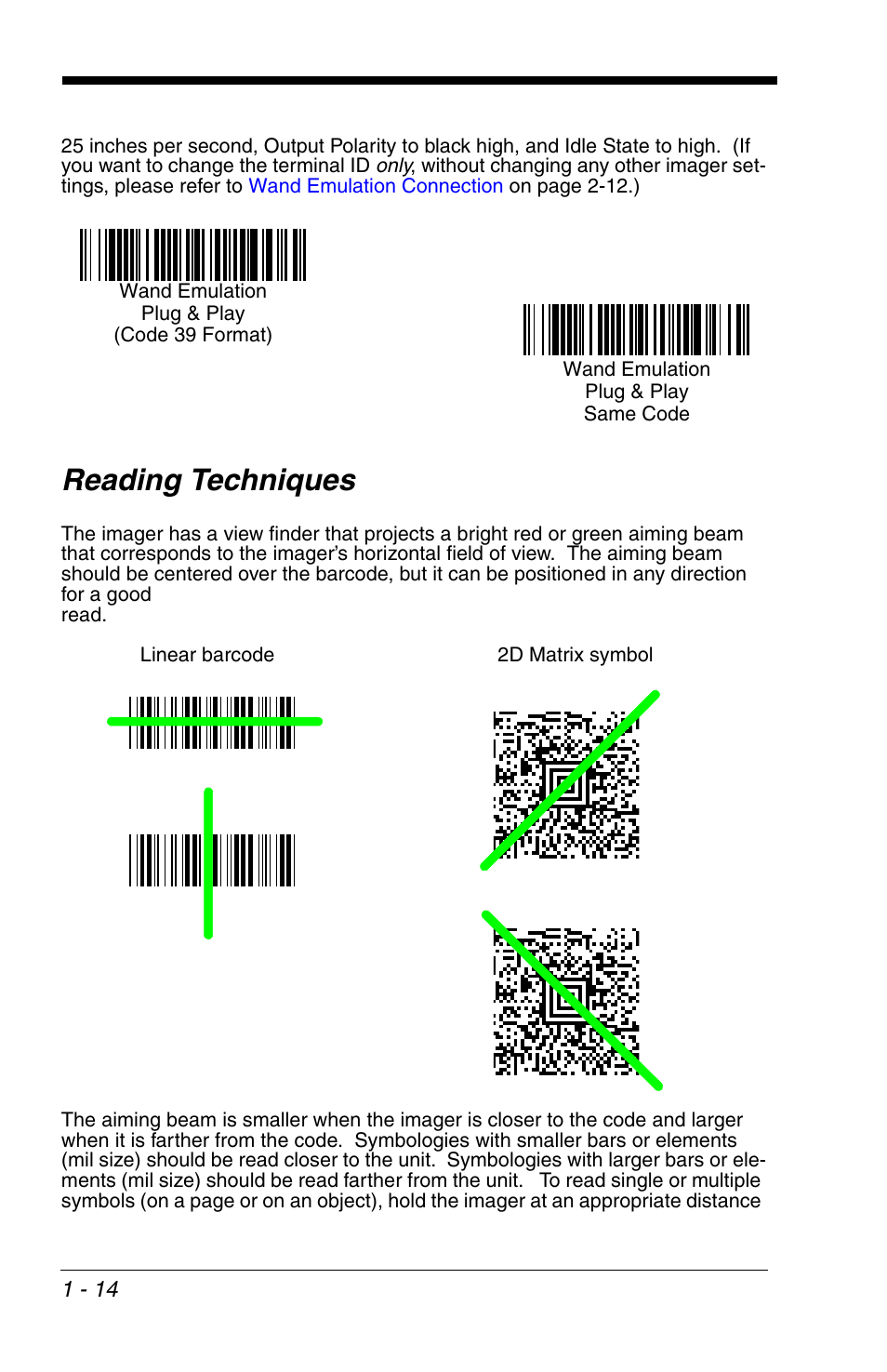 Reading techniques, Reading techniques -14 | HandHeld Entertainment 4600r User Manual | Page 30 / 244