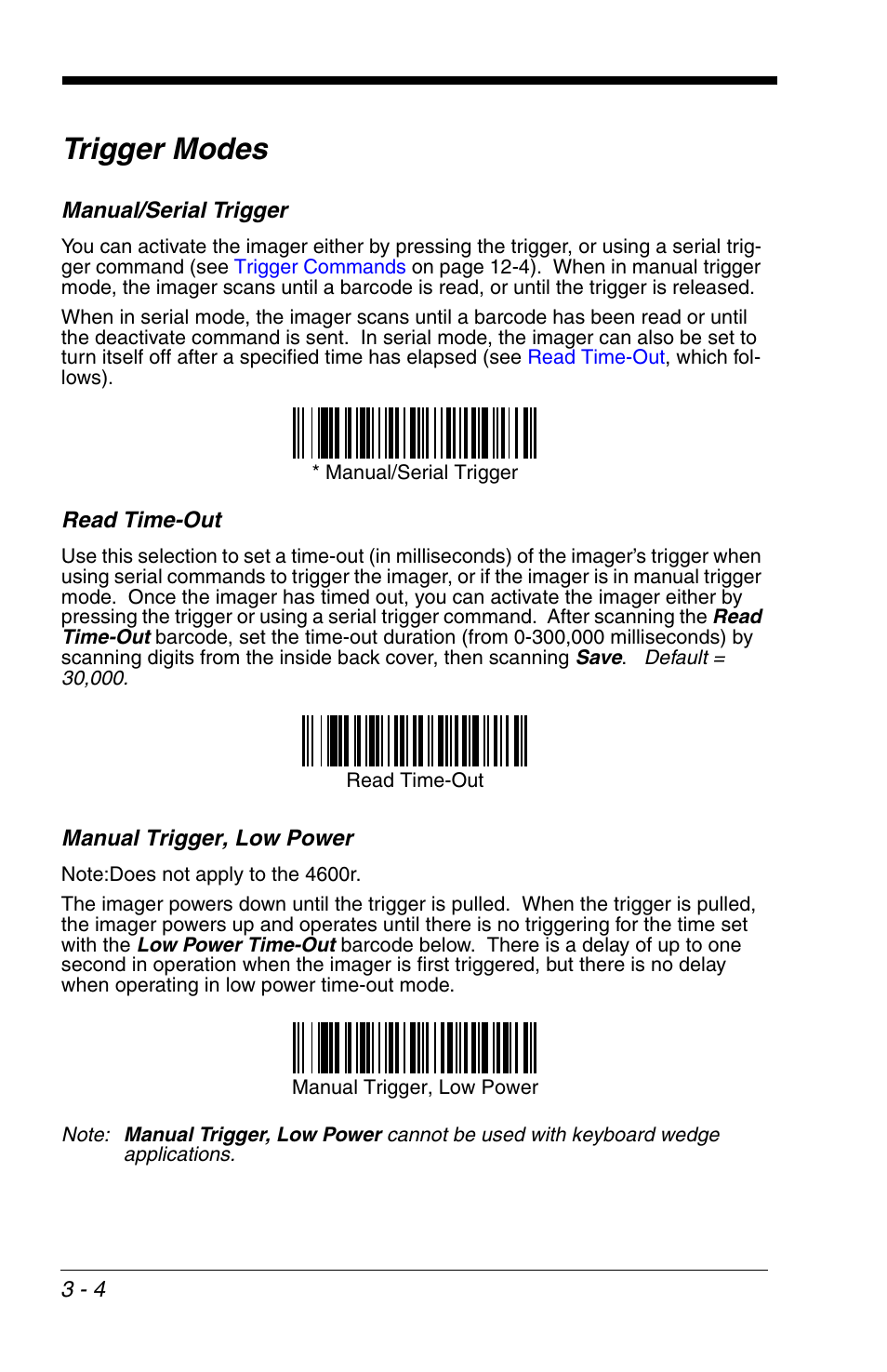 Trigger modes, Manual/serial trigger, Trigger modes -4 | Manual/serial trigger -4 | HandHeld Entertainment 4600r User Manual | Page 52 / 244