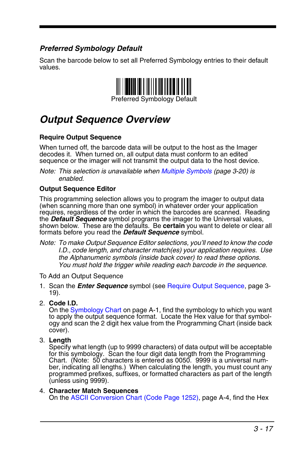 Output sequence overview, Output sequence overview -17 | HandHeld Entertainment 4600r User Manual | Page 65 / 244