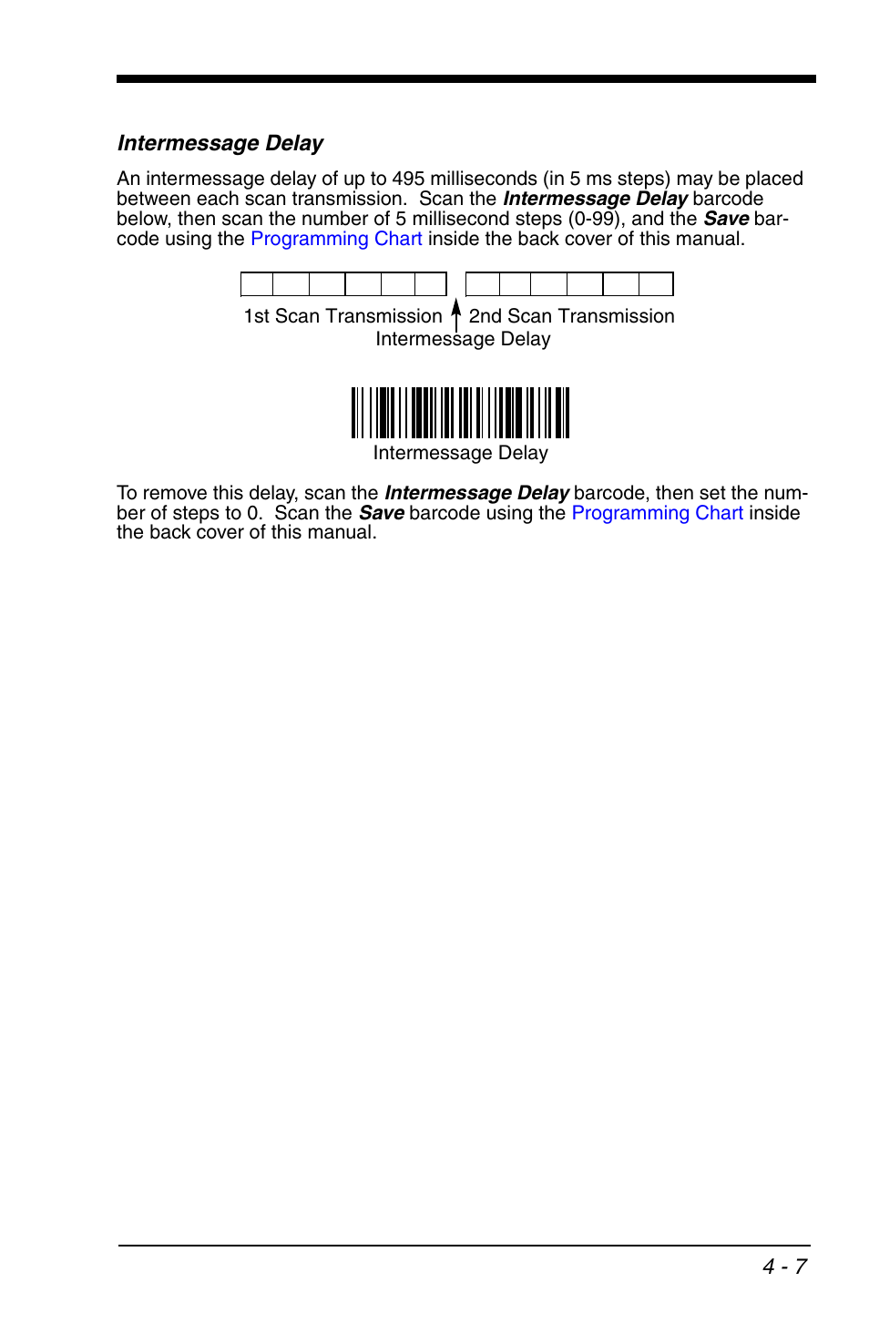 Intermessage delay, Intermessage delay -7 | HandHeld Entertainment 4600r User Manual | Page 79 / 244