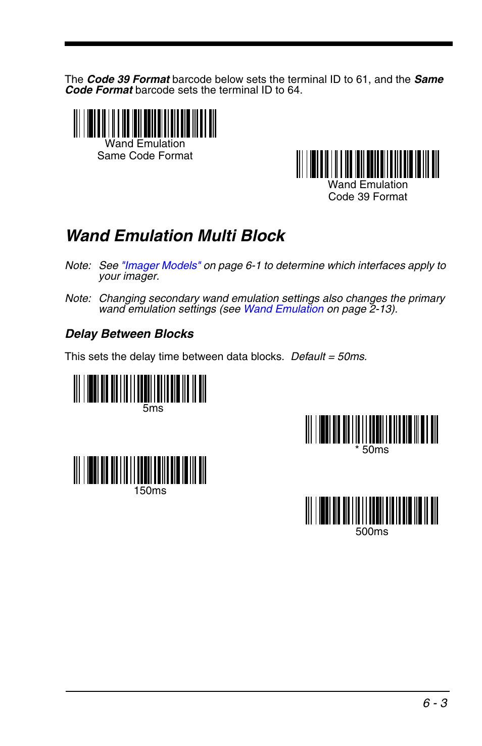 Wand emulation multi block, Delay between blocks, Wand emulation multi block -3 | Delay between blocks -3 | HandHeld Entertainment 4600r User Manual | Page 89 / 244