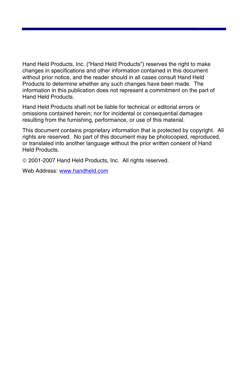 Disclaimer | HandHeld Entertainment Quick Check PC600 User Manual | Page 2 / 72