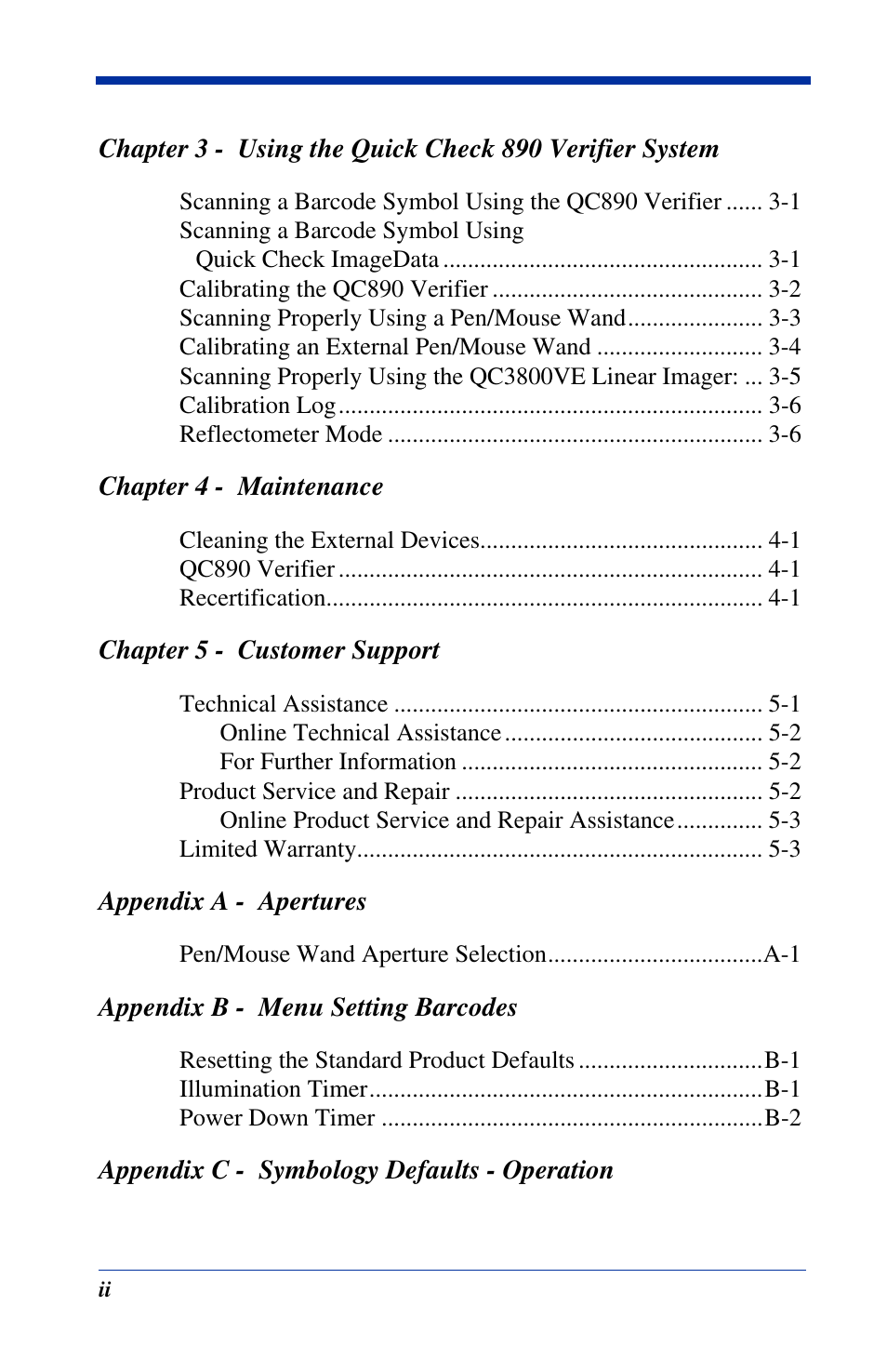 HandHeld Entertainment Quick Check ImageData Barcode Verifier Quick Check 890 User Manual | Page 4 / 40