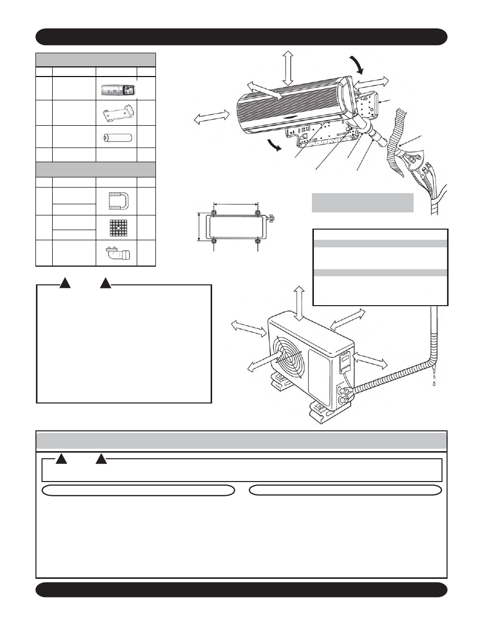 Installation, Single zone shown), Determination of installing position | Parts of indoor unit parts of outdoor unit | Hyundai HACM12DB - HCCM22DB User Manual | Page 11 / 20