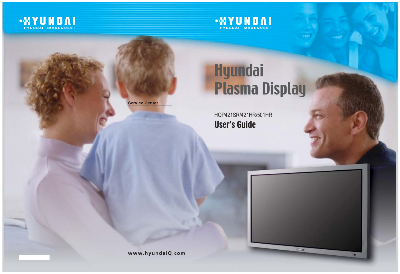 Hyundai ImageQuest HQP421SR User Manual | 98 pages