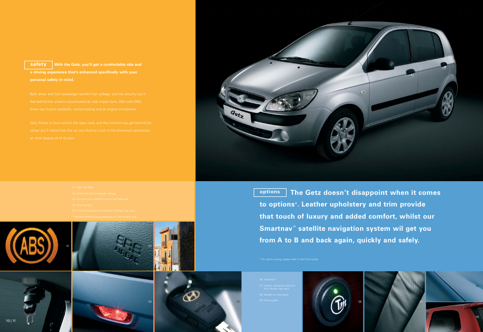 Hyundai Getz 1.5 CRTD CDX+ in Sky Blue Getz User Manual | Page 6 / 10