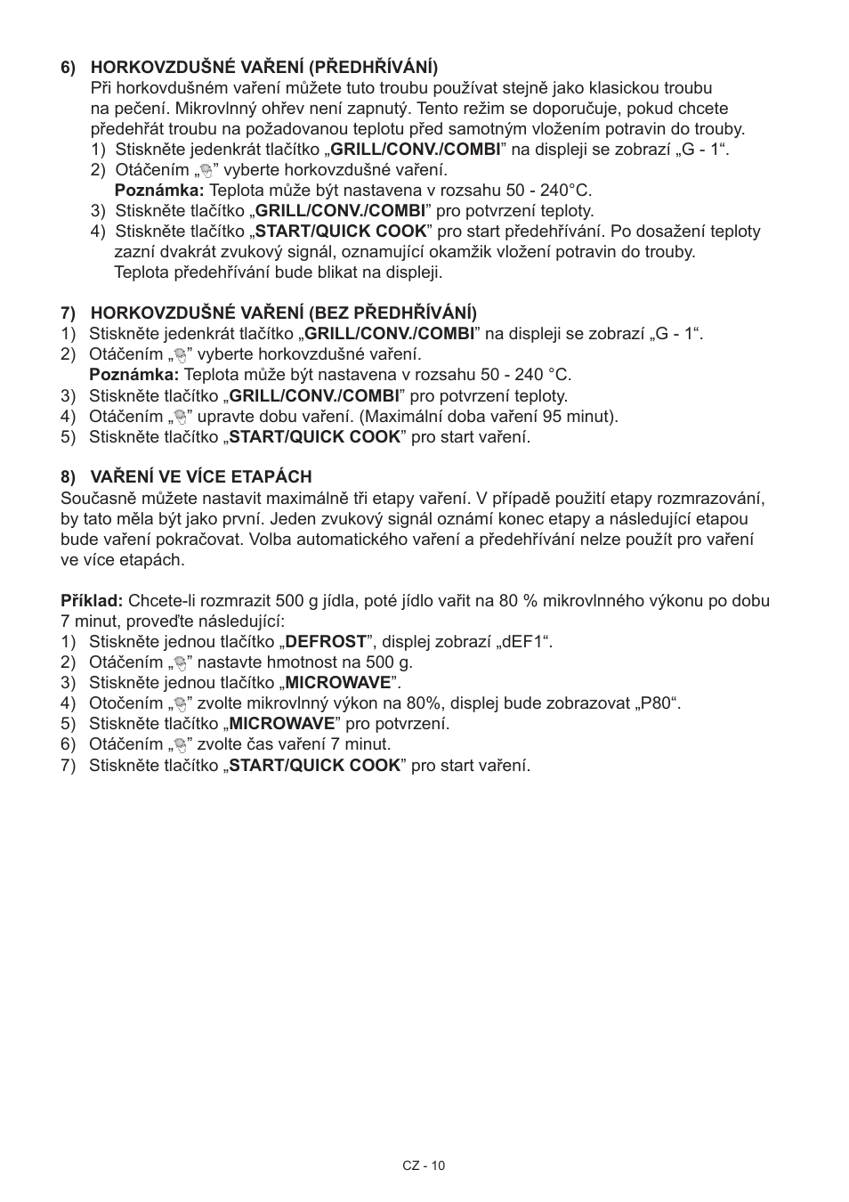 Hyundai MWEGH 281S User Manual | Page 10 / 64