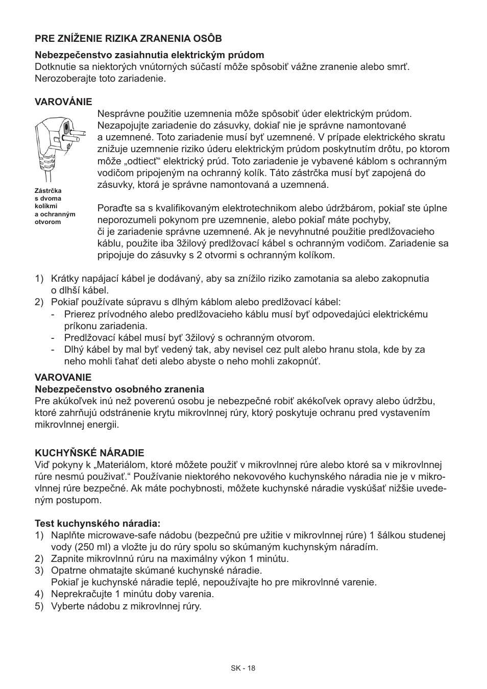 Hyundai MWEGH 281S User Manual | Page 18 / 64