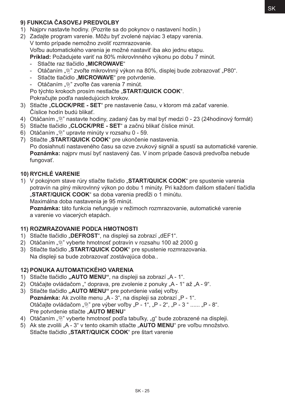 Hyundai MWEGH 281S User Manual | Page 25 / 64