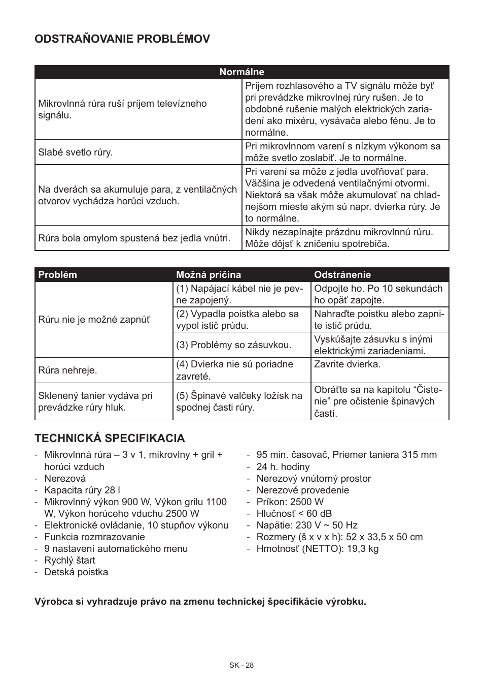 Hyundai MWEGH 281S User Manual | Page 28 / 64