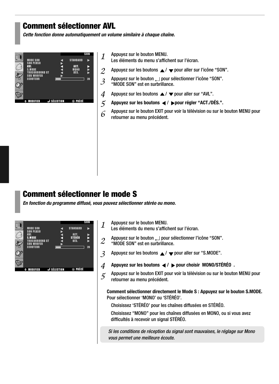 Comment sélectionner le mode s, Comment sélectionner avl | Hyundai Q321 User Manual | Page 165 / 326