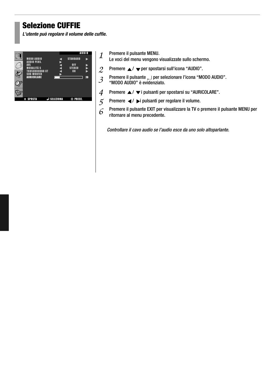 Selezione cuffie | Hyundai Q321 User Manual | Page 227 / 326