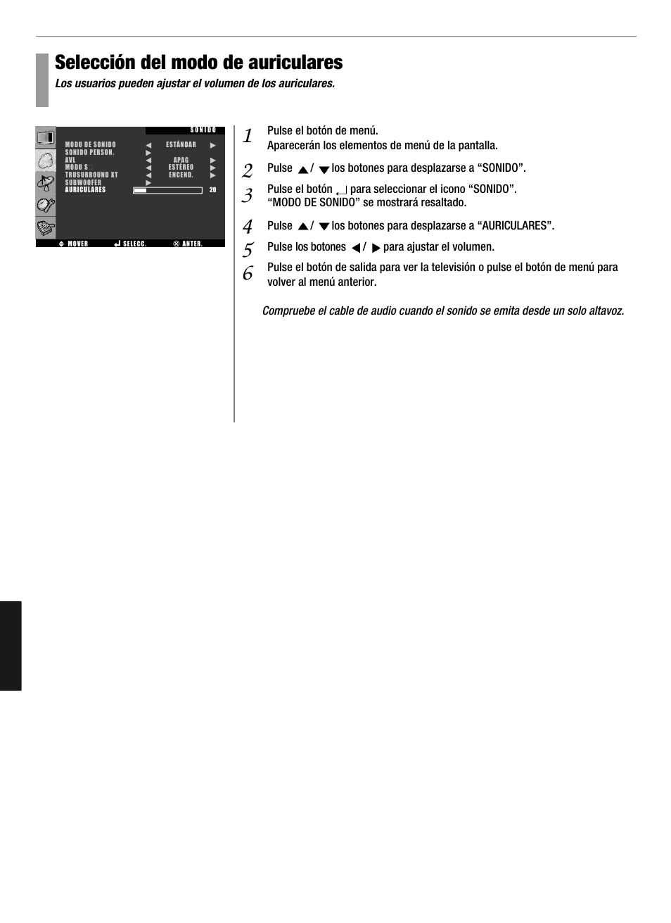 Selección del modo de auriculares | Hyundai Q321 User Manual | Page 293 / 326