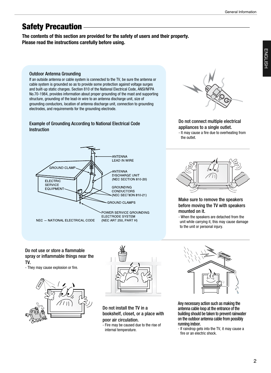 Safety precaution | Hyundai Q321 User Manual | Page 4 / 326