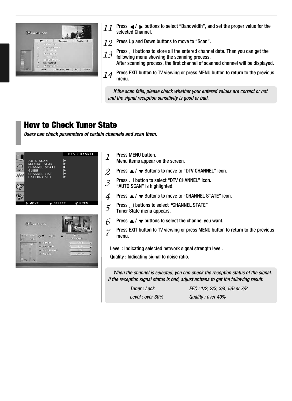 How to check tuner state | Hyundai Q321 User Manual | Page 45 / 326