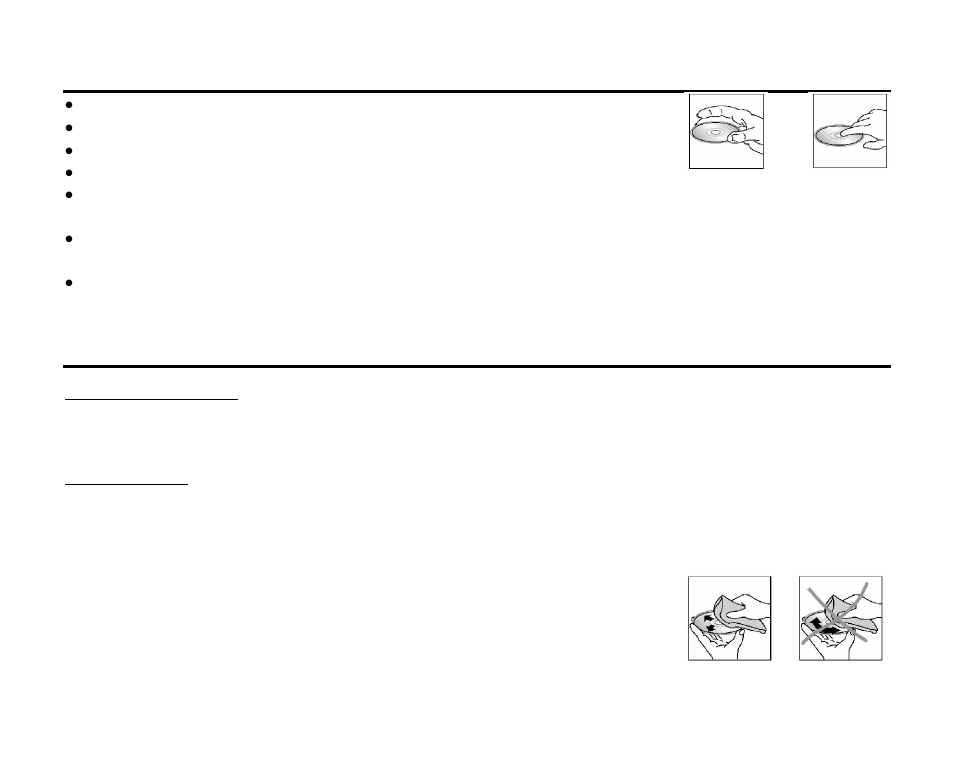 Handling discs, Cleaning | Hyundai H-CMD4005 User Manual | Page 40 / 89