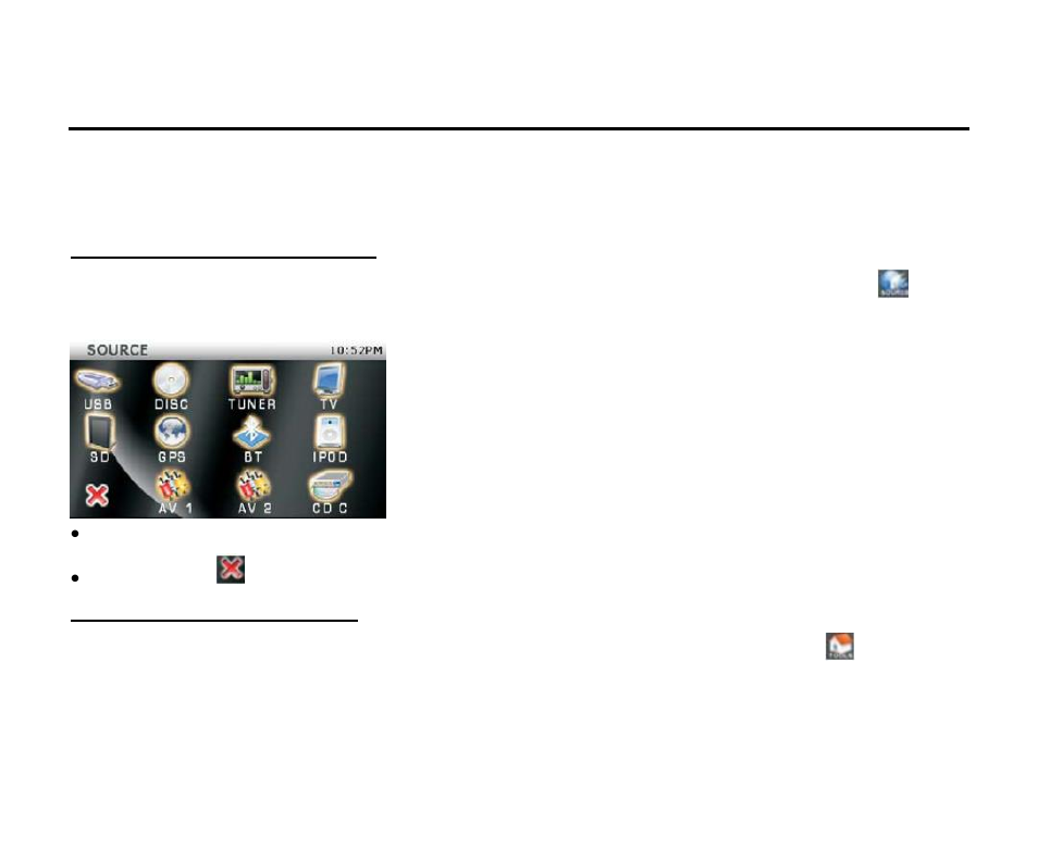 Using the touch screen control | Hyundai Multimedia DVD/CD/MP3 Receiver H-CMD4015 User Manual | Page 19 / 121