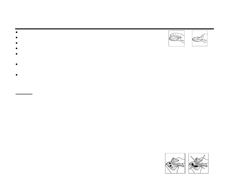 Handling and cleaning discs | Hyundai Multimedia DVD/CD/MP3 Receiver H-CMD4015 User Manual | Page 57 / 121