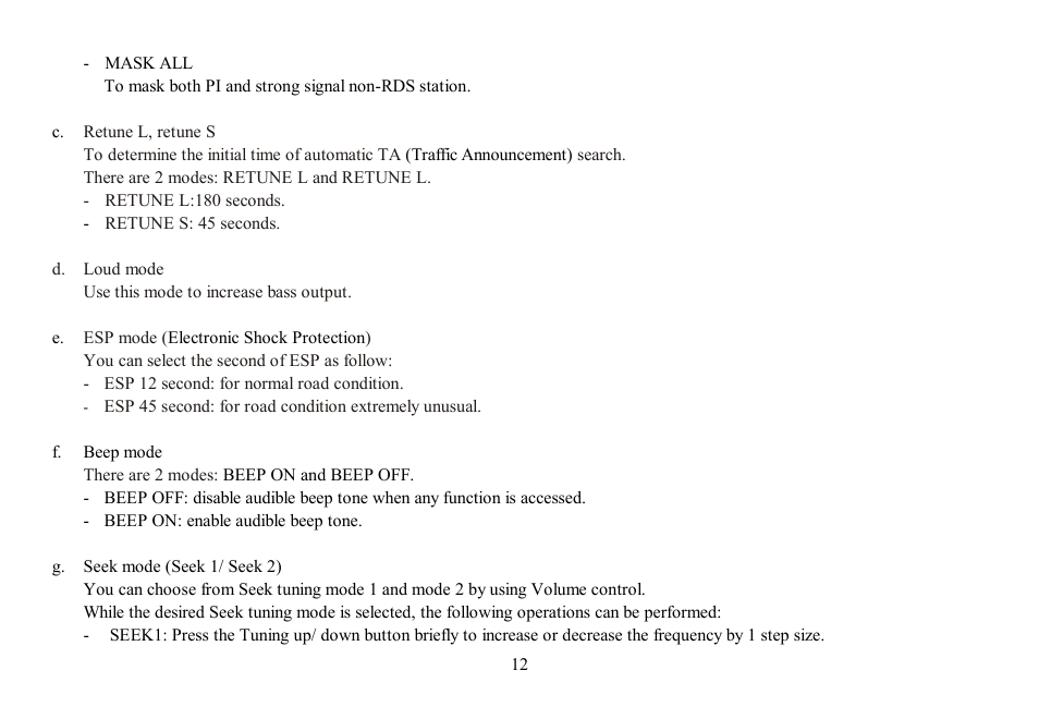 Hyundai H-CDM8047 User Manual | Page 12 / 54