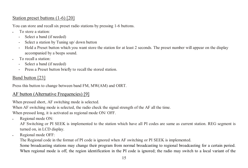 Hyundai H-CDM8047 User Manual | Page 15 / 54