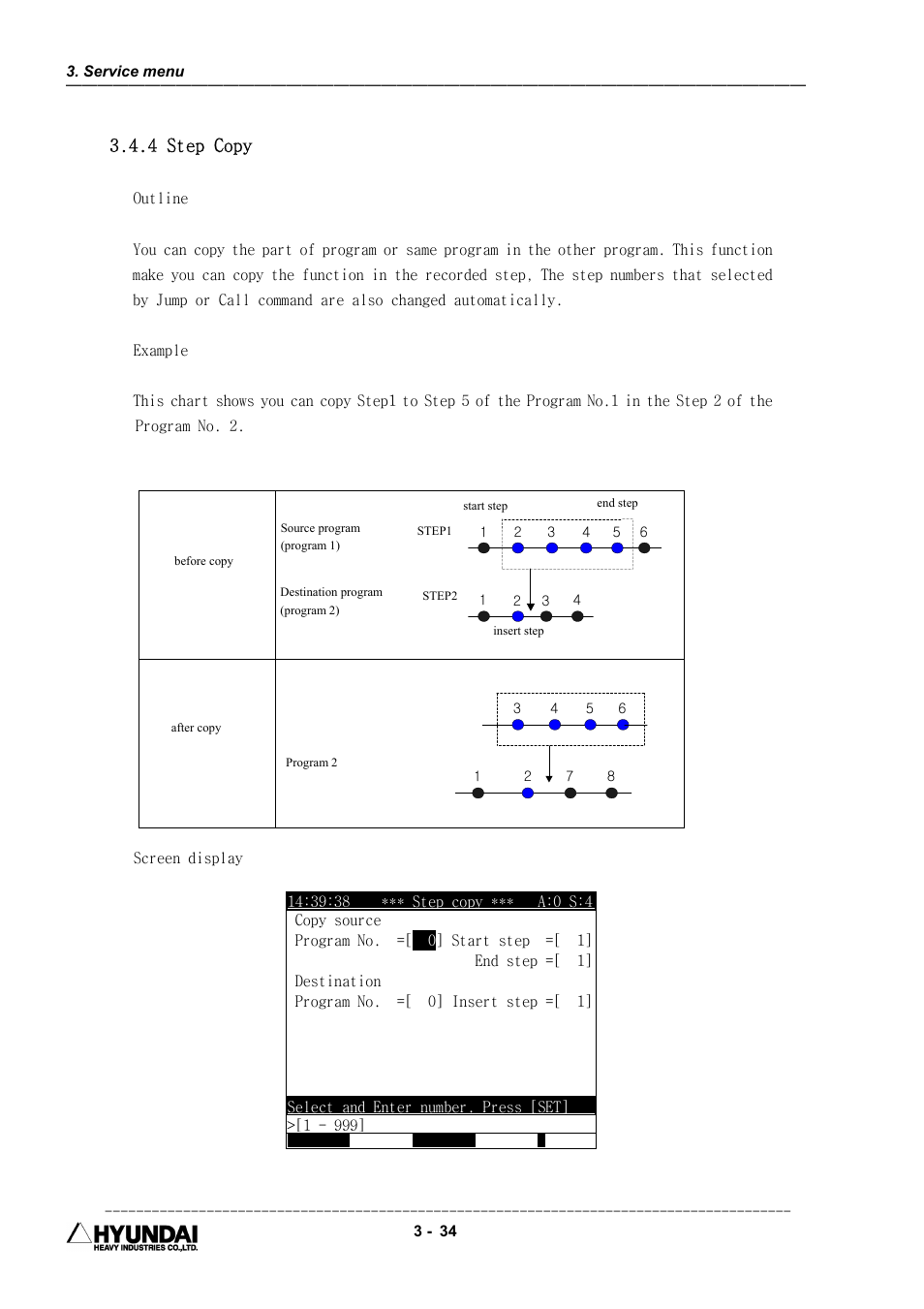 4 step copy | Hyundai HI4 User Manual | Page 103 / 427