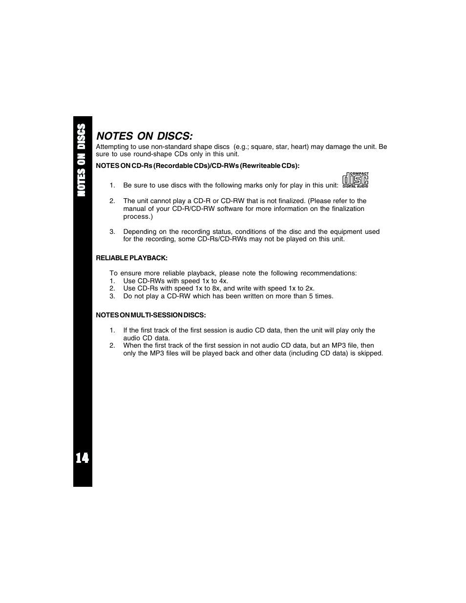 Hyundai AM/FM/MPX Radio ACD-91 User Manual | Page 14 / 24