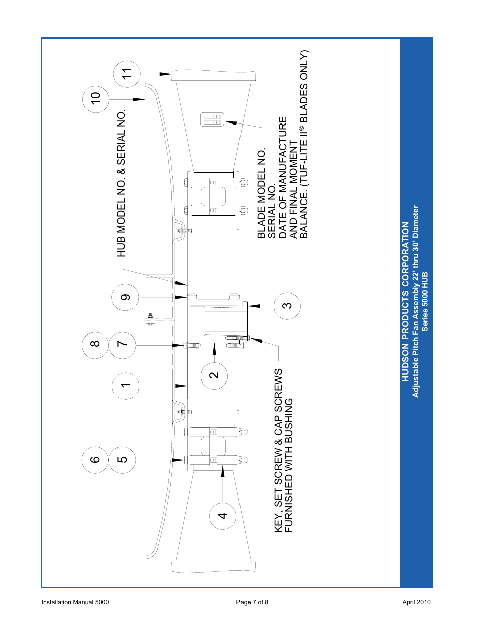 Hudson Sales & Engineering Tuf-Lite 5000 Series User Manual | Page 7 / 8