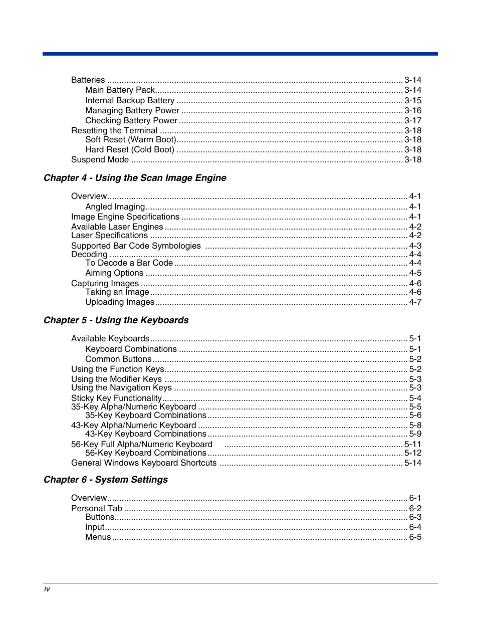 Honeywell DOLPHIN 9951 User Manual | Page 4 / 154