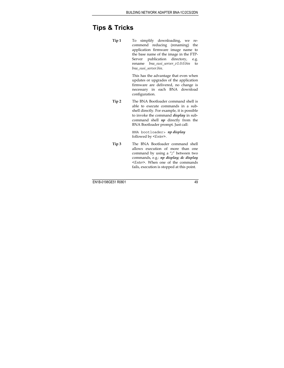 Tips & tricks | Honeywell Q7055A User Manual | Page 49 / 54