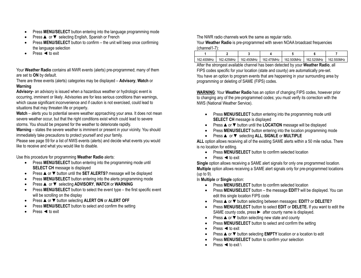 Honeywell TN924W User Manual | Page 11 / 28