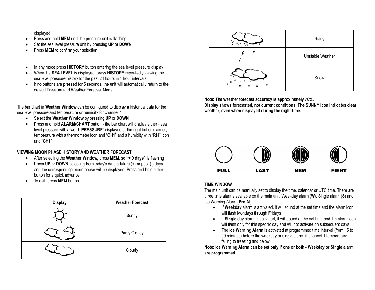 Honeywell TN924W User Manual | Page 16 / 28