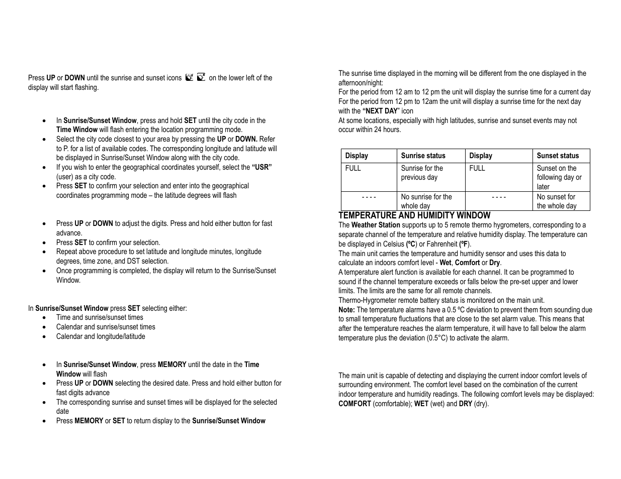 Honeywell TN924W User Manual | Page 19 / 28