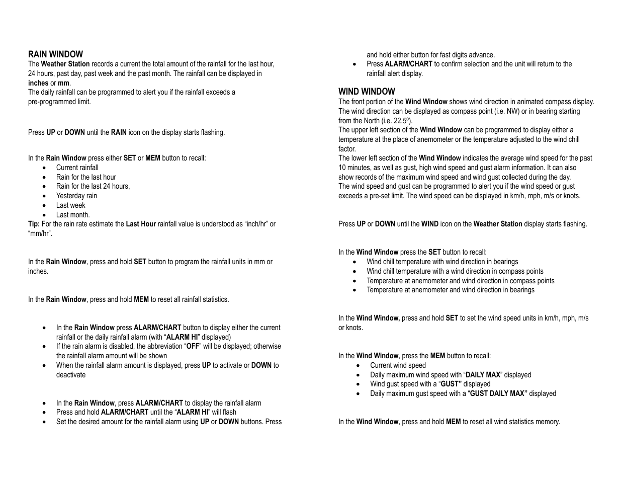 Honeywell TN924W User Manual | Page 21 / 28