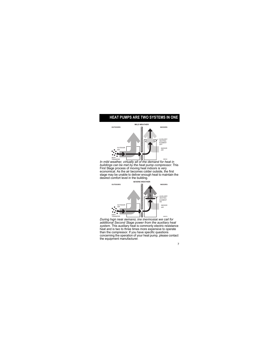 Heat pumps are two systems in one | Honeywell CT70 User Manual | Page 7 / 24