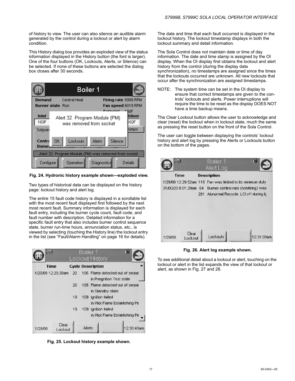 Honeywell Local Operator Interface S7999B User Manual | Page 17 / 68