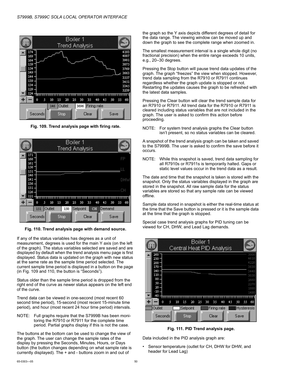 Honeywell Local Operator Interface S7999B User Manual | Page 50 / 68