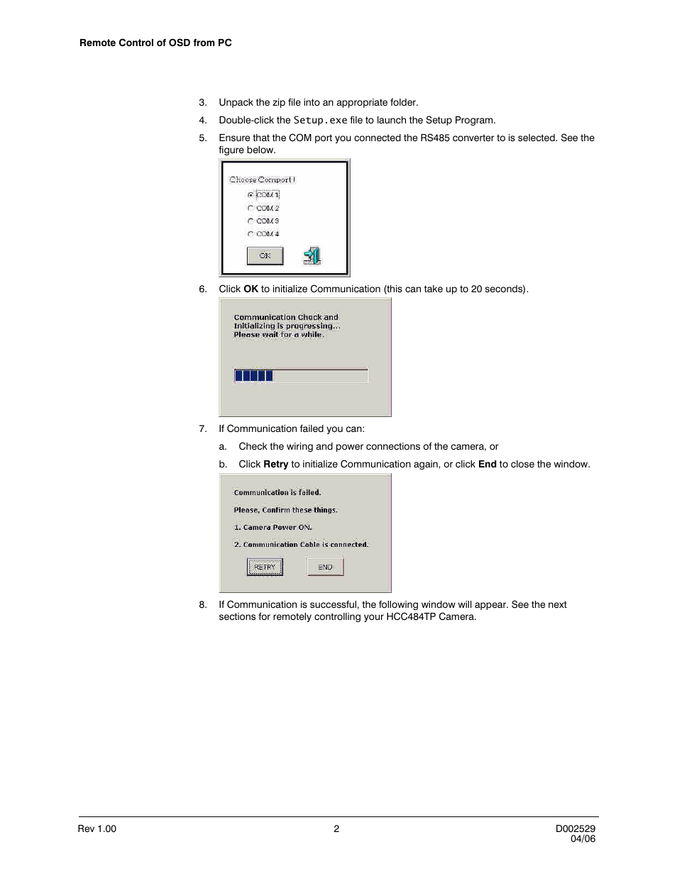 Honeywell Color Camera User Manual | Page 4 / 8