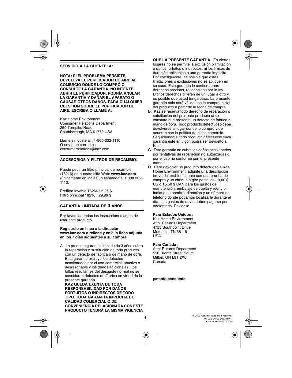 Honeywell 16200 User Manual | Page 12 / 12
