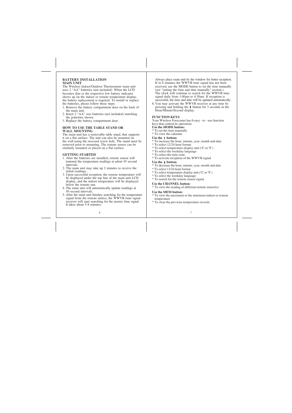 Honeywell TE218ELW User Manual | Page 4 / 11