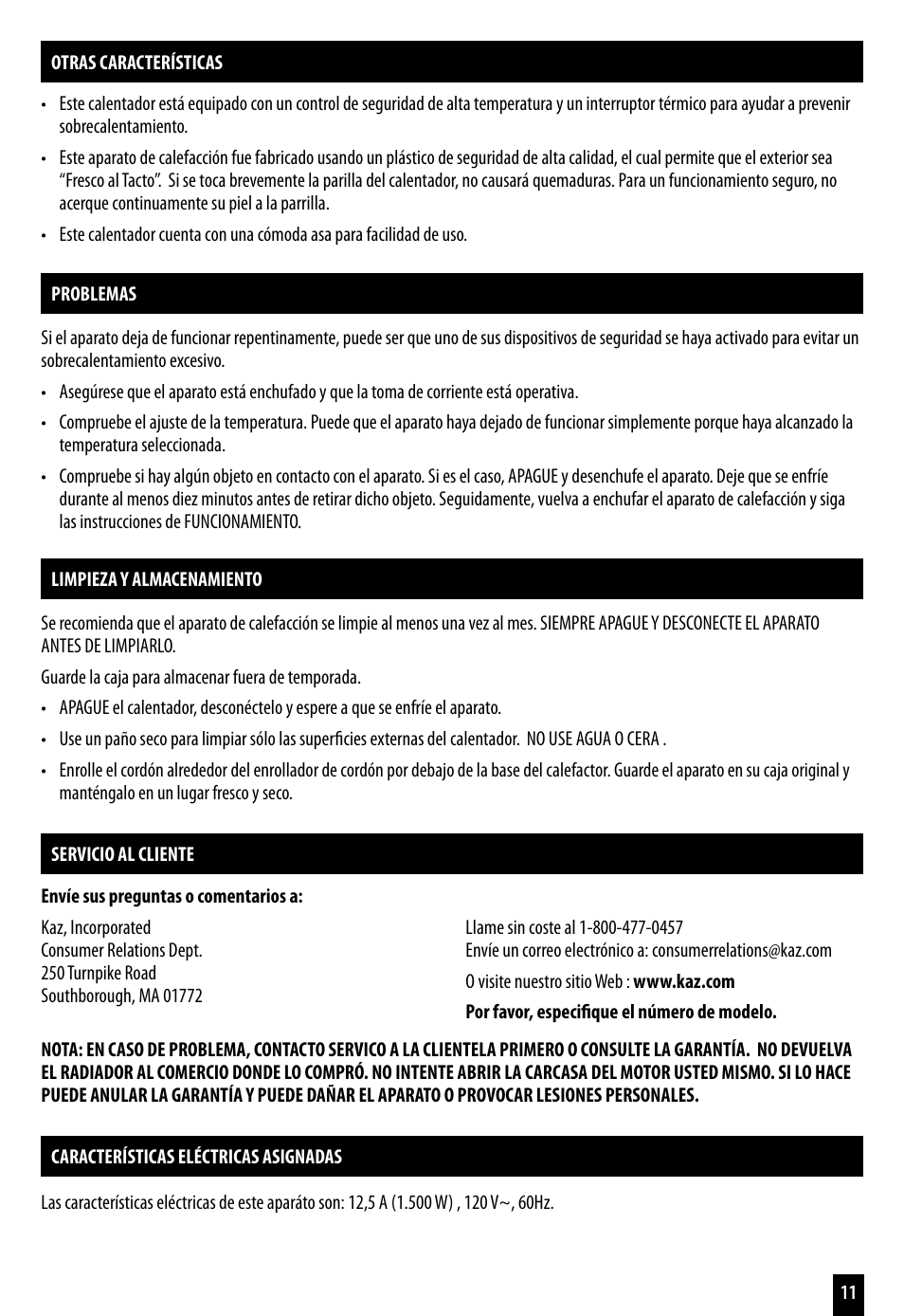 Honeywell ENERGY SMART HZ-7200 User Manual | Page 11 / 12