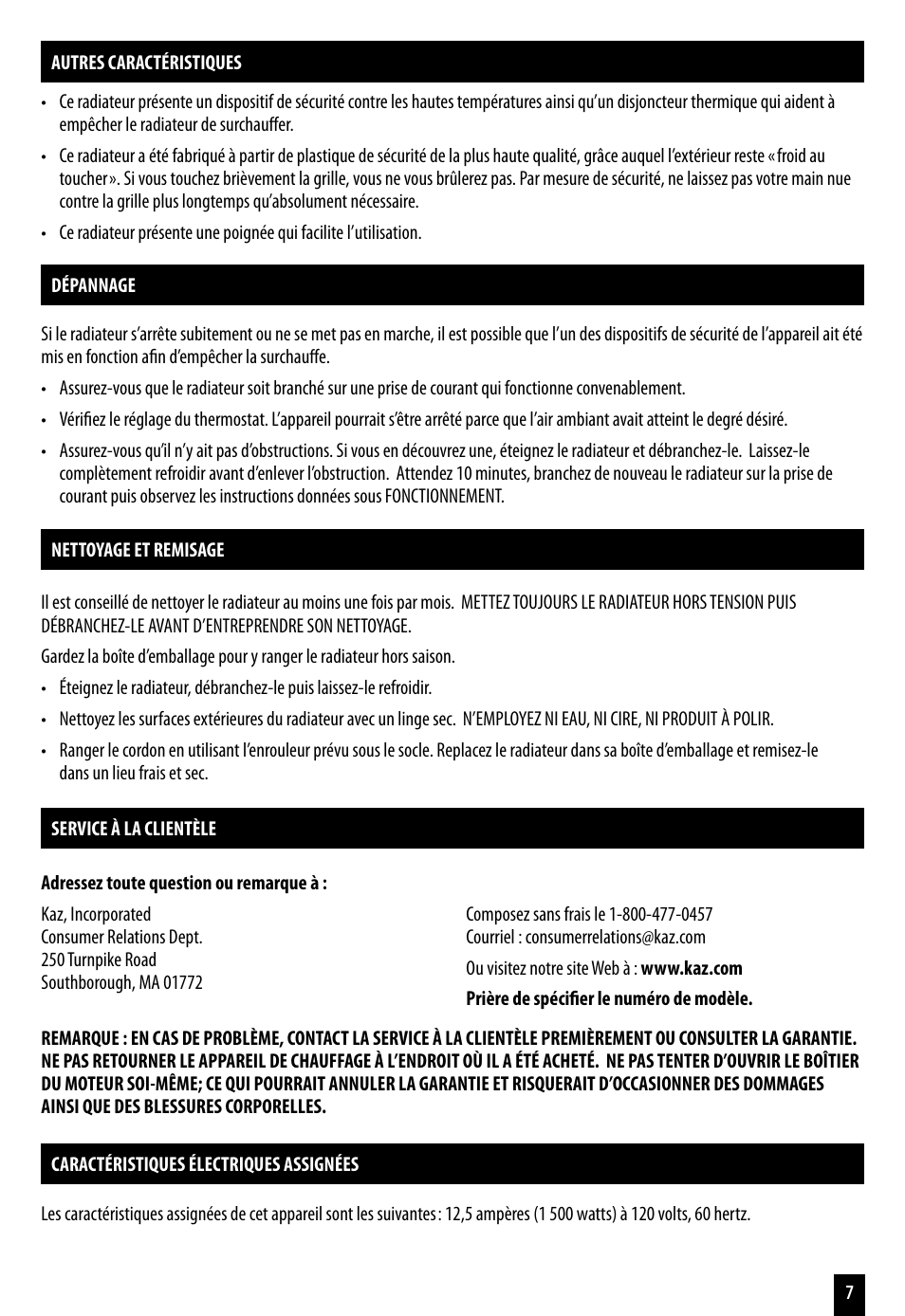 Honeywell ENERGY SMART HZ-7200 User Manual | Page 7 / 12