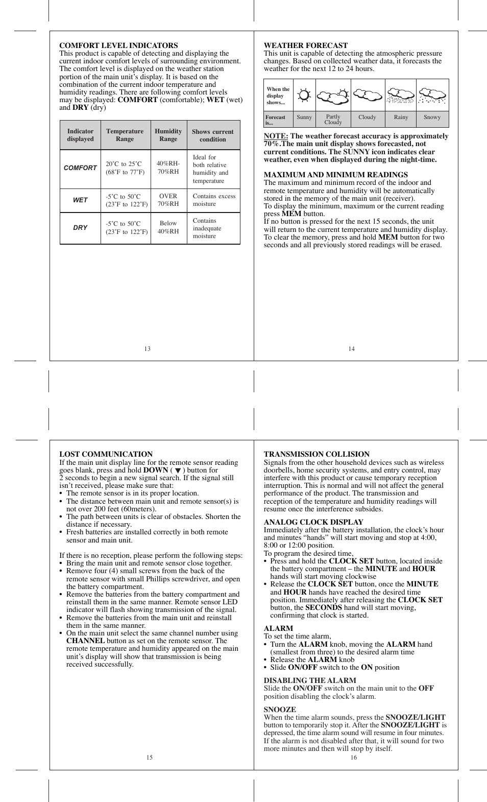 Honeywell TC682EL User Manual | Page 4 / 6