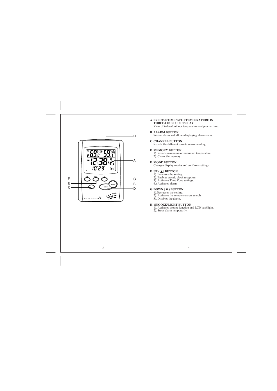 Honeywell TE211W User Manual | Page 3 / 9