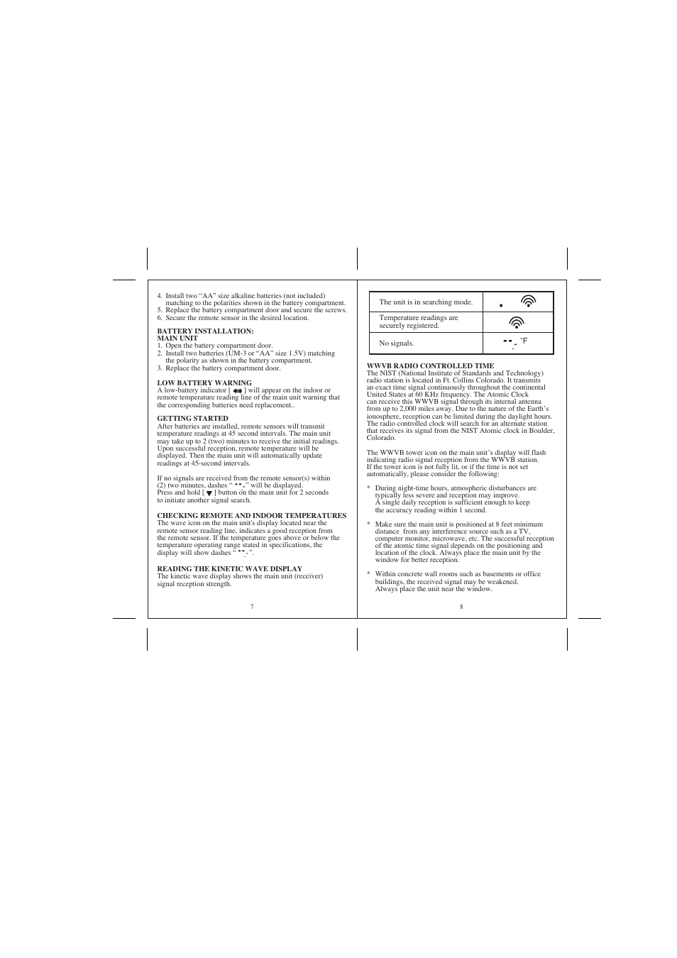 Honeywell TE211W User Manual | Page 5 / 9