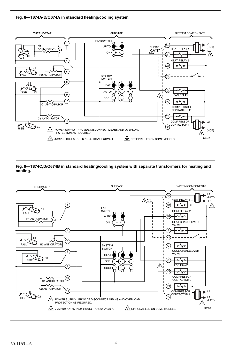 Honeywell Q674A-E User Manual | Page 4 / 12