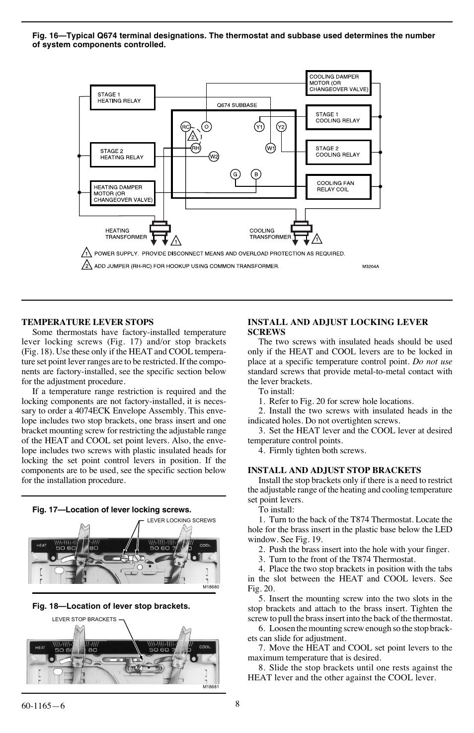 Honeywell Q674A-E User Manual | Page 8 / 12