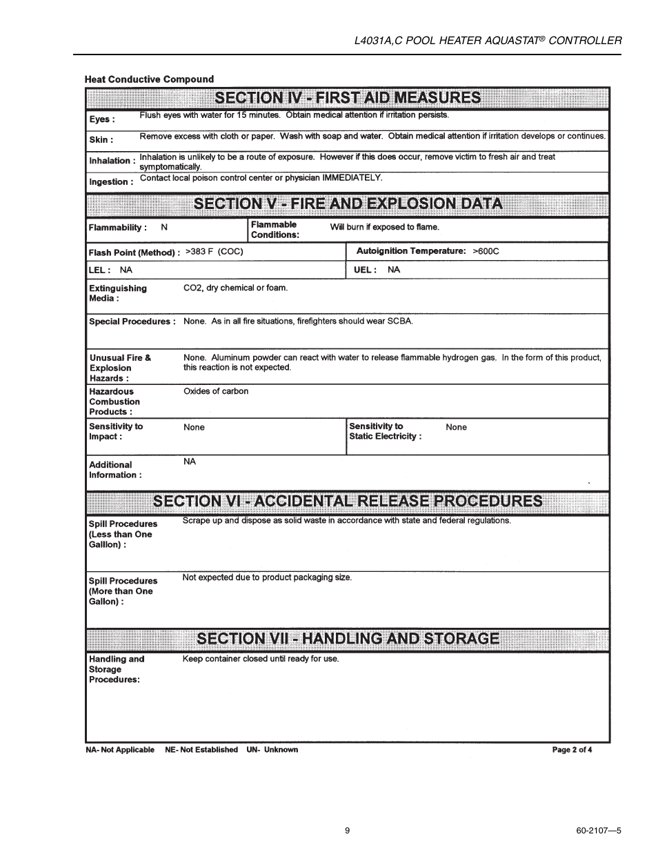 Honeywell L4031A User Manual | Page 9 / 12
